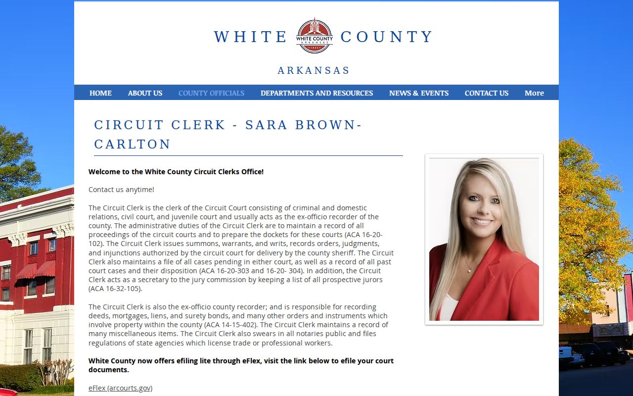White County court docket Circuit Clerk office information