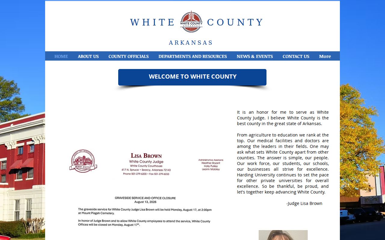 White County courthouse court docket record location
