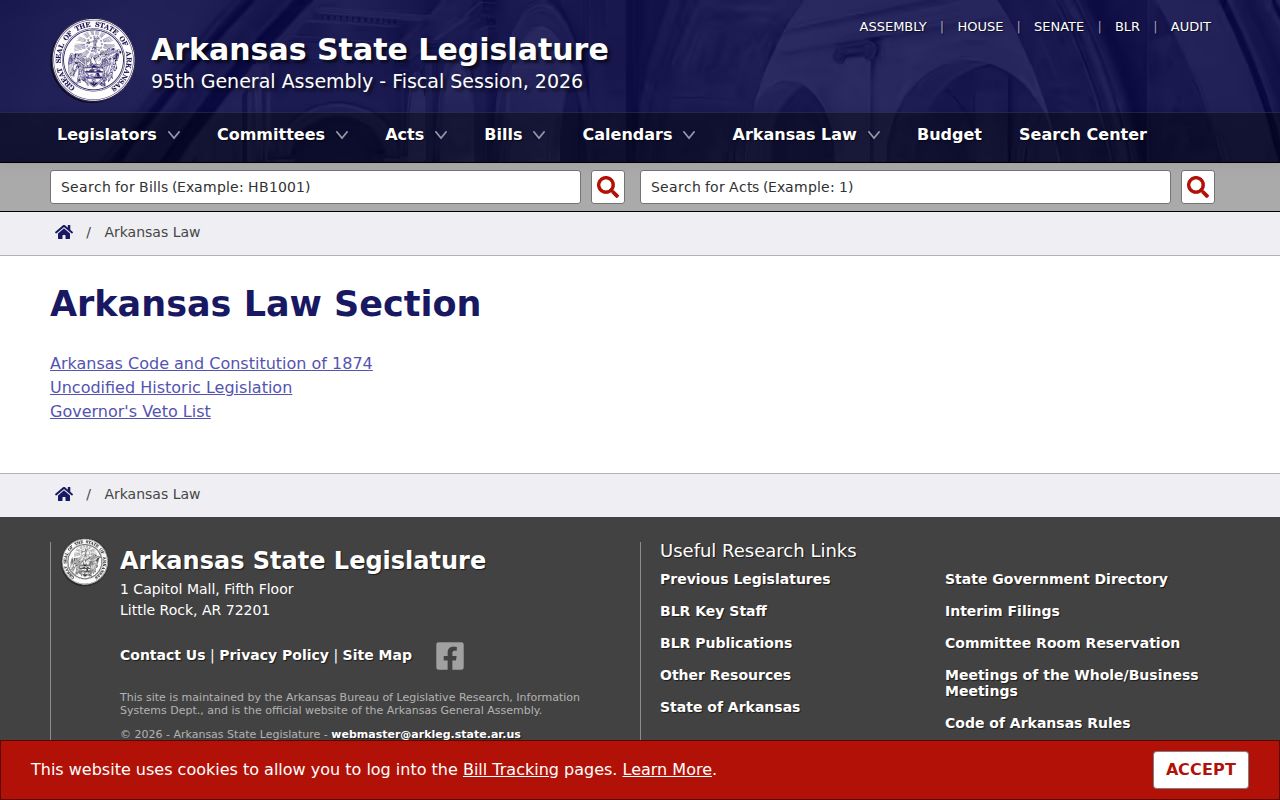 Arkansas law access for White County civil court docket rules