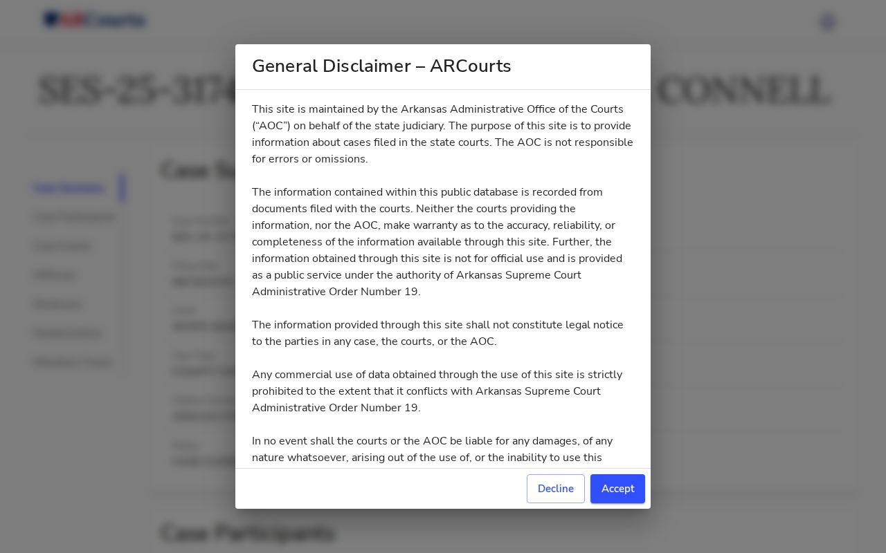 White County court calendar future hearing setting in Search ARCourts
