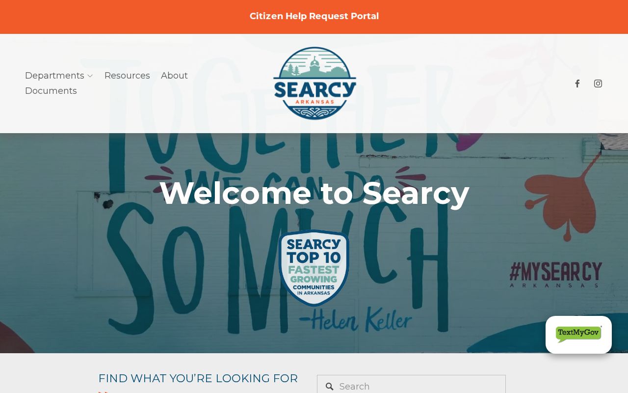White County Searcy court records and city service information